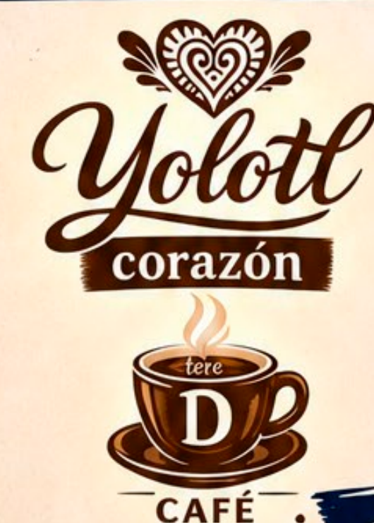 Logotipo Yólotl Corazón de Café